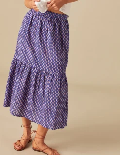 Nicoli Skirts<BLUE PRINT SKIRT Azules