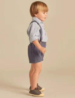 Nicoli Trousers<BLUE SHORTS Azules