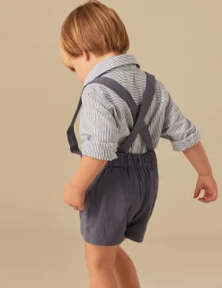 Nicoli Trousers<BLUE SHORTS Azules