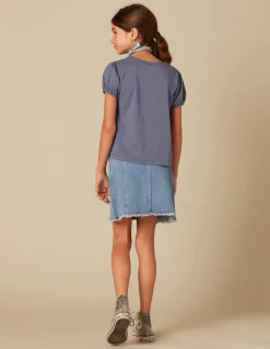 Nicoli T-shirts<BLUE SHORT-SLEEVED T-SHIRT Blancos