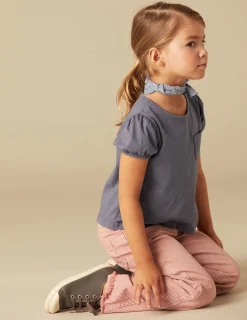 Nicoli T-shirts<BLUE SHORT-SLEEVED T-SHIRT Blancos