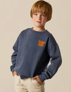 Nicoli Sweatshirts<BLUE SKATE SWEATSHIRT Azules oscuros