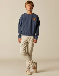 Nicoli Sweatshirts<BLUE SKATE SWEATSHIRT Azules oscuros