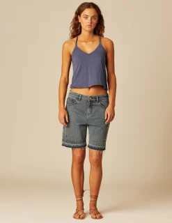 Nicoli T-shirts<BLUE STRAPS T-SHIRT Azules oscuros