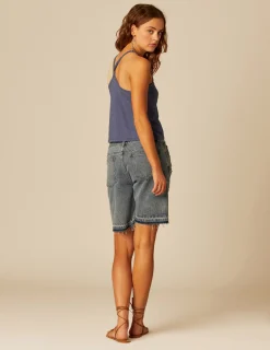 Nicoli T-shirts<BLUE STRAPS T-SHIRT Azules oscuros