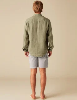 Nicoli Trousers<BLUE STRIPED CARGO SHORTS Rojos