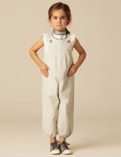 Nicoli Playsuits & Dungarees<BLUE STRIPED DUNGAREES Azules claros