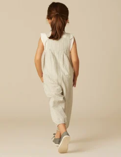 Nicoli Playsuits & Dungarees<BLUE STRIPED DUNGAREES Azules claros