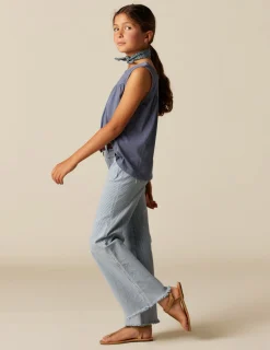 Nicoli Trousers|Denim<BLUE STRIPED JEANS Azules