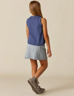 Nicoli Denim|Skirts<BLUE STRIPED SKIRT Rojos
