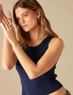 Nicoli Tops<BLUE TOP Verdes claros