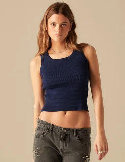 Nicoli Tops<BLUE TOP Verdes claros