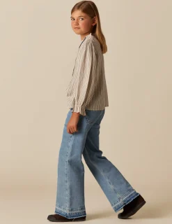 Nicoli Trousers|Denim<Blue Wide Leg Jeans Azules claros