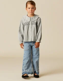 Nicoli Trousers|Denim<Blue Wide Leg Jeans Azules claros