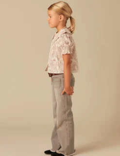 Nicoli Shirts<BROWN FLOWER SHIRT Marrones