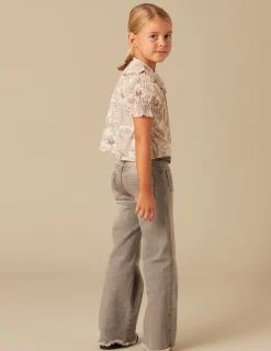 Nicoli Shirts<BROWN FLOWER SHIRT Marrones