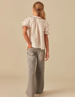 Nicoli Shirts<BROWN FLOWERS SHIRT Marrones