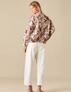 Nicoli Outerwear<BROWN LEOPARD JACKET Marrones