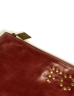 Nicoli Bags<BROWN PERSONALISED IPAD PRO CASE Marrones