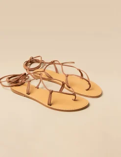 Nicoli Shoes<BROWN SANDALS Dorados