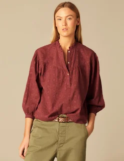 Nicoli Shirts & Blouses<BROWN SHIRT Grises antracitas