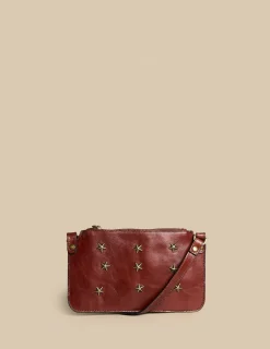 Nicoli Bags<BROWN STARS CROSSBODY BAG Marrones