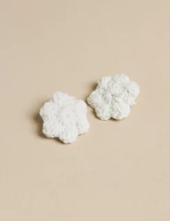 Nicoli Hair Accesories|Hair accessories<ECRU HAIR CLIPS Crudos