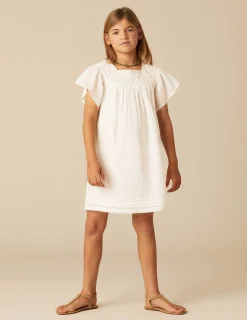 Nicoli Dresses<ECRU LACE DRESS Blancos