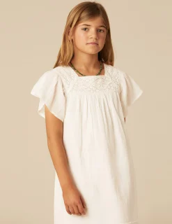 Nicoli Dresses<ECRU LACE DRESS Blancos