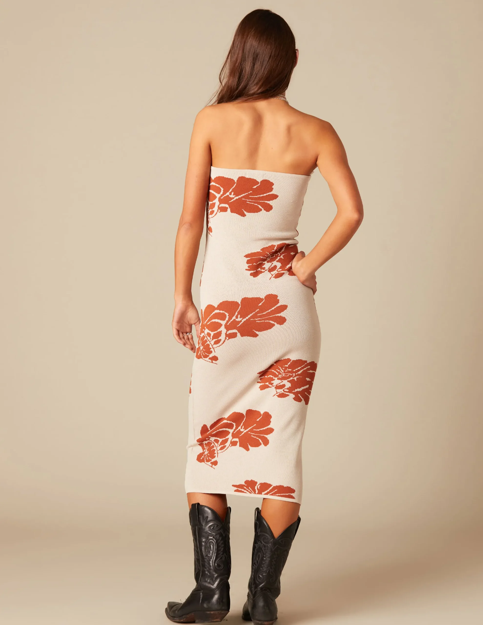 Nicoli Dresses<FLORAL DRESS Crudos