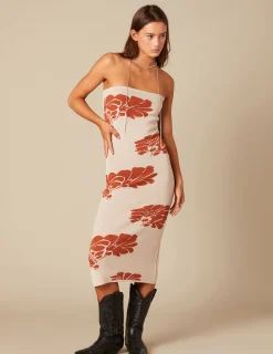 Nicoli Dresses<FLORAL DRESS Crudos