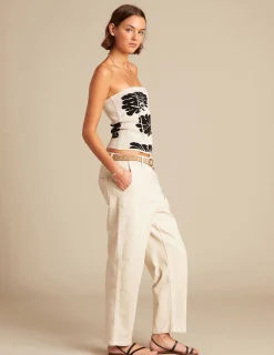 Nicoli Tops<FLORAL TOP Crudos