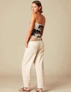 Nicoli Tops<FLORAL TOP Crudos