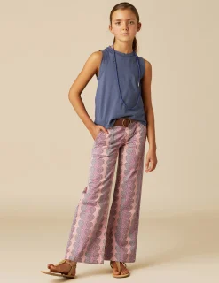 Nicoli Trousers<GEOMETRIC TROUSERS Mora