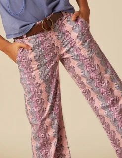 Nicoli Trousers<GEOMETRIC TROUSERS Mora