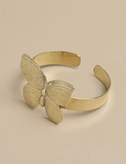 Nicoli Bracelets<GOLD BUTTERFLY BRACELET Dorados