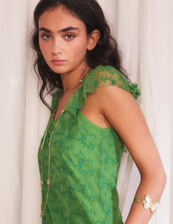 Nicoli Bracelets<GOLD BUTTERFLY BRACELET Dorados