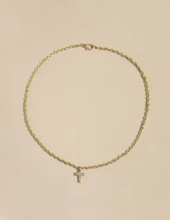 Nicoli Necklaces & Chokers|Necklaces<GOLD CROSS NECKLACE Dorados