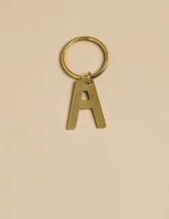 Nicoli Keychain|Keychain<GOLD "A" KEYCHAIN Dorados