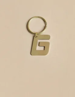 Nicoli Keychain|Keychain<GOLD "G" KEYCHAIN Dorados
