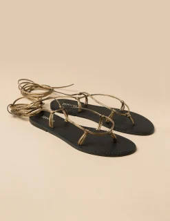 Nicoli Shoes<GOLDEN SANDALS Dorados