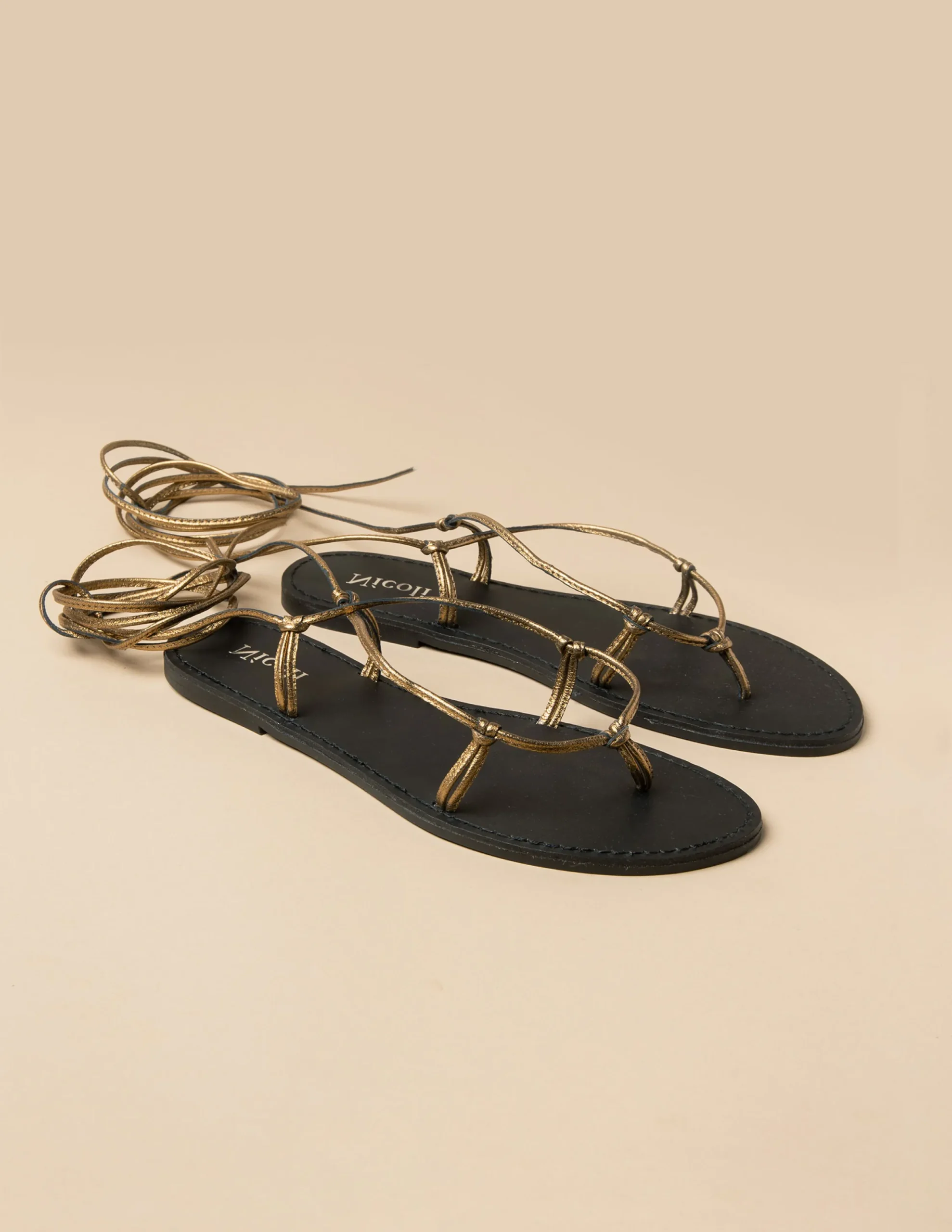 Nicoli Shoes<GOLDEN SANDALS Dorados