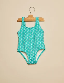Nicoli Swimwear<GREEN BUTI SWIMSUIT Verde turquesa