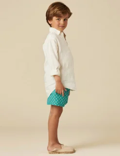 Nicoli Swimwear<GREEN BUTI SWIMSUIT Verde turquesa