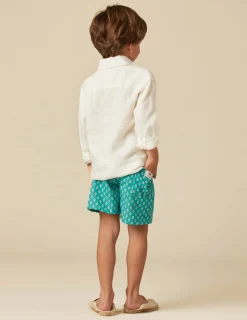 Nicoli Swimwear<GREEN BUTI SWIMSUIT Verde turquesa