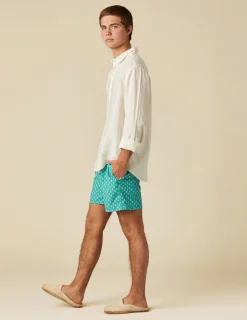 Nicoli Swimwear<GREEN BUTI SWIMSUIT Verde turquesa