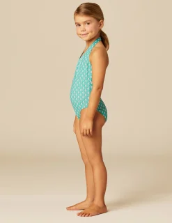 Nicoli Swimwear<GREEN BUTI SWIMSUIT Verde turquesa
