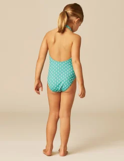 Nicoli Swimwear<GREEN BUTI SWIMSUIT Verde turquesa