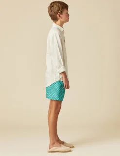 Nicoli Swimwear<GREEN BUTI SWIMSUIT Verde turquesa