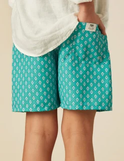 Nicoli Swimwear<GREEN BUTI SWIMSUIT Verde turquesa